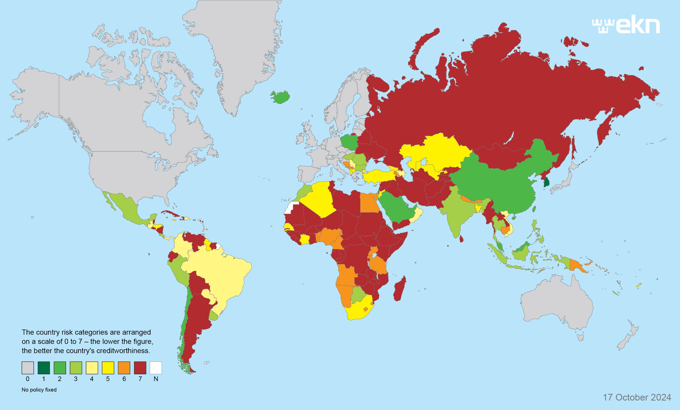 Country risk map