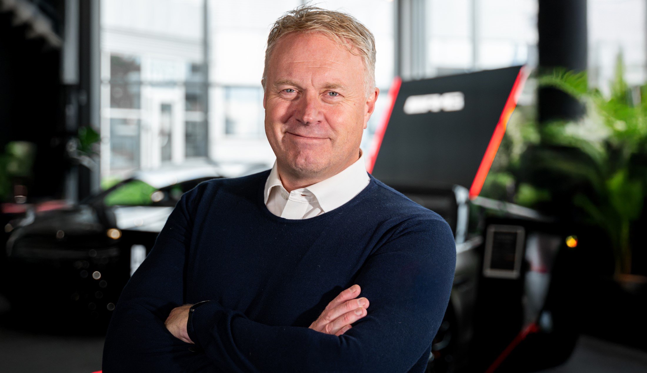 Mikael Olsson, vd på Hammerglass